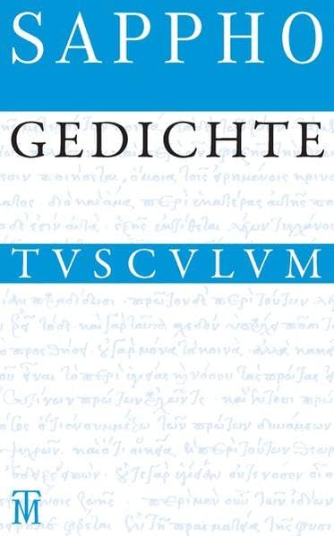 Gedichte (Tusculum Studienausgaben) Philosophy