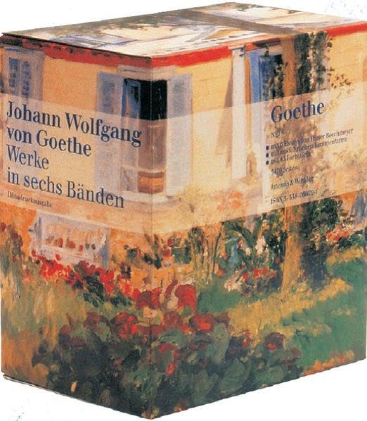 Werke in sechs Einzelbänden. Nach dem Text der Artemis-Gedenkausgabe der Werke Goethes / Werke in sechs Bänden: im Schmuckschuber (Artemis & Winkler - Winkler Weltliteratur) Contemporary literature Books