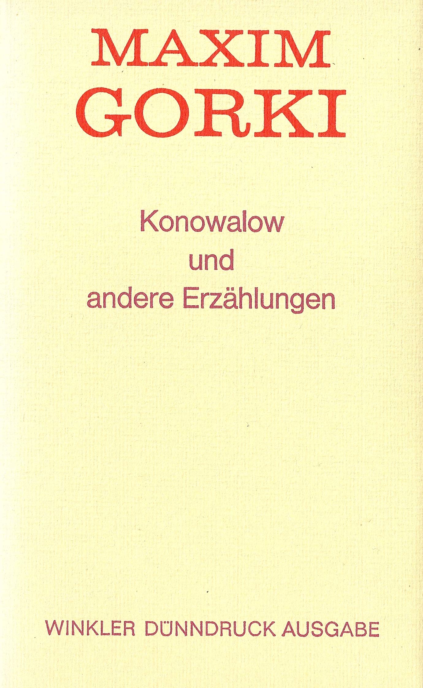 Konowalow und andere Erzählungen Books