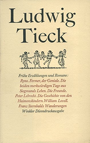 Frühe Erzählungen und Romane. Gesammelte Werke in Einzelausgaben, Band I Books