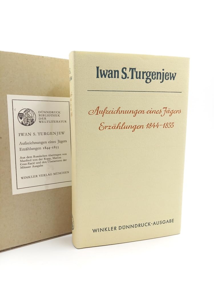 Aufzeichnungen eines Jägers / Erzählungen 1844-1855 Classics