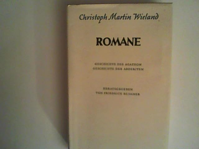 Romane. ( Geschichte des Agathon / Geschichte der Abderiten.) Hobbies & Crafts