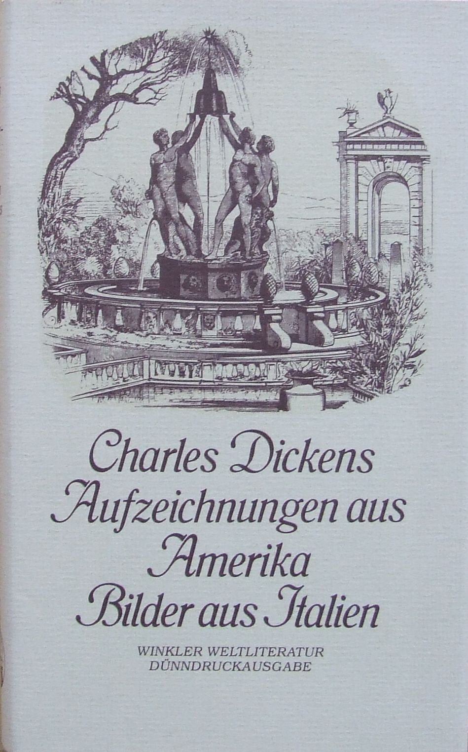 Aufzeichnungen aus Amerika / Bilder aus Italien Foreign Languages ​​& Dictionaries