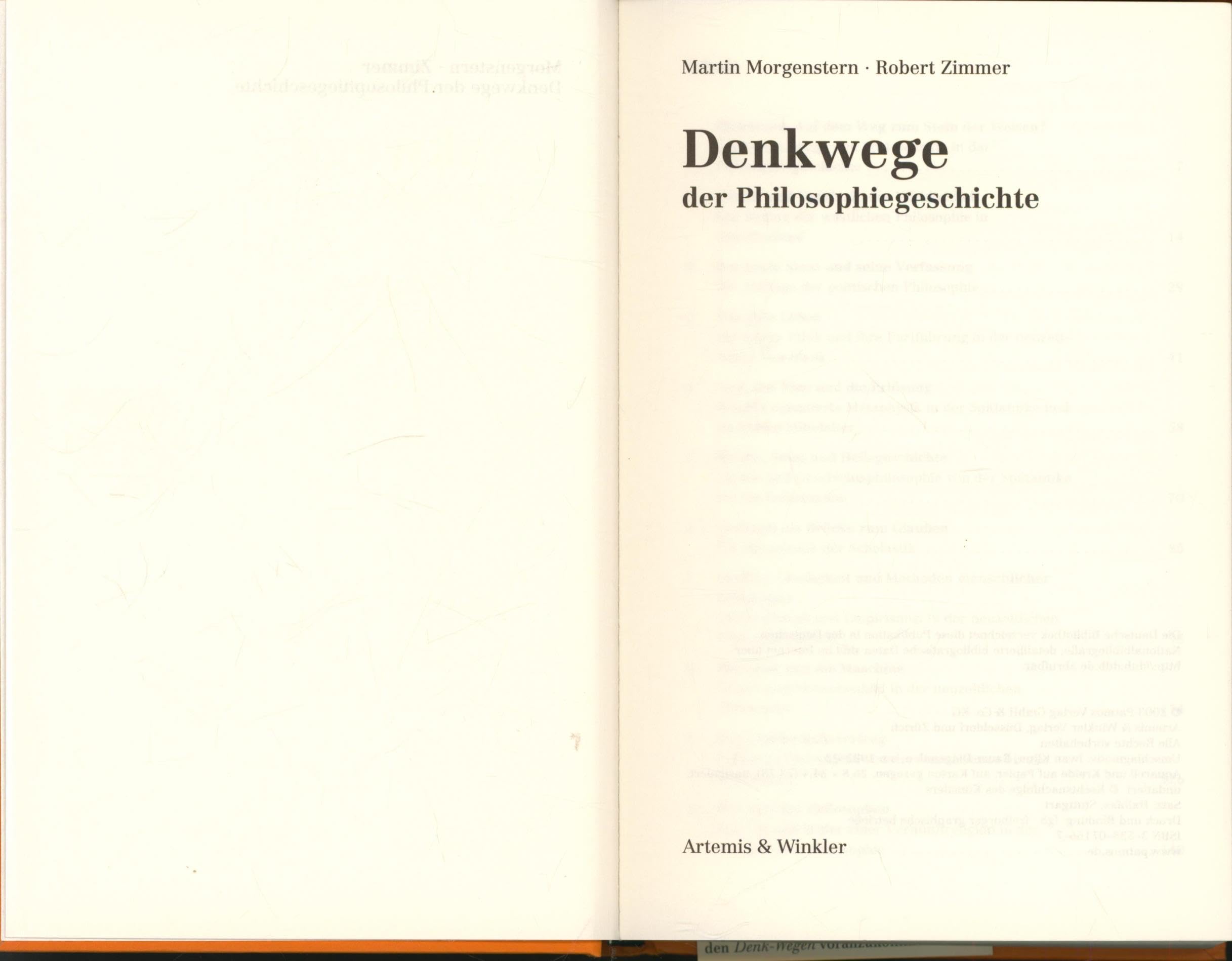 Denkwege der Philosophiegeschichte Philosophy