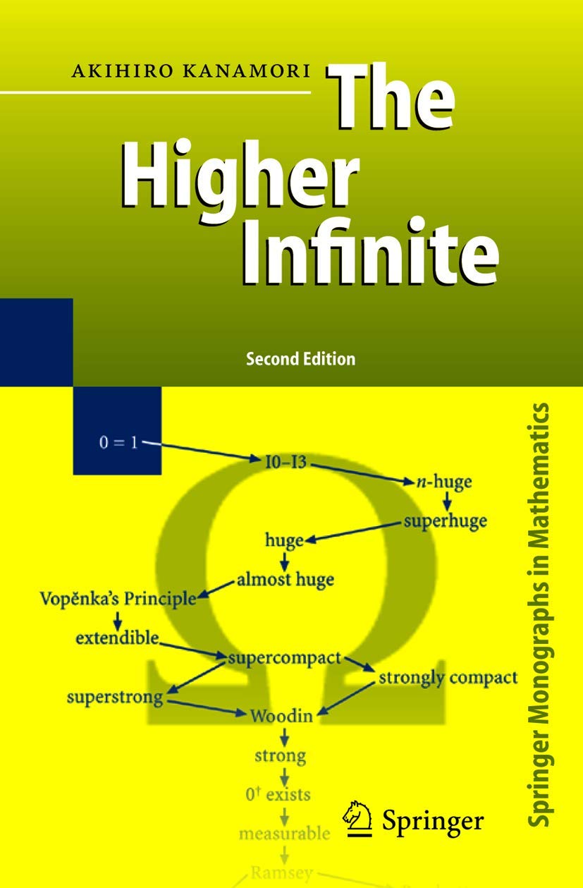 The Higher Infinite: Large Cardinals in Set Theory from Their Beginnings (Springer Monographs in Mathematics) Mathematics