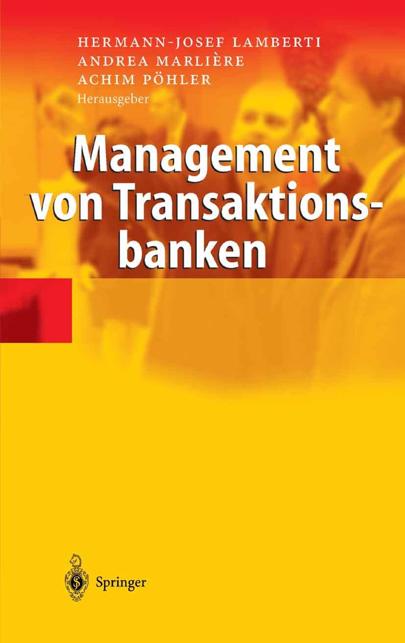 Management von Transaktionsbanken Law