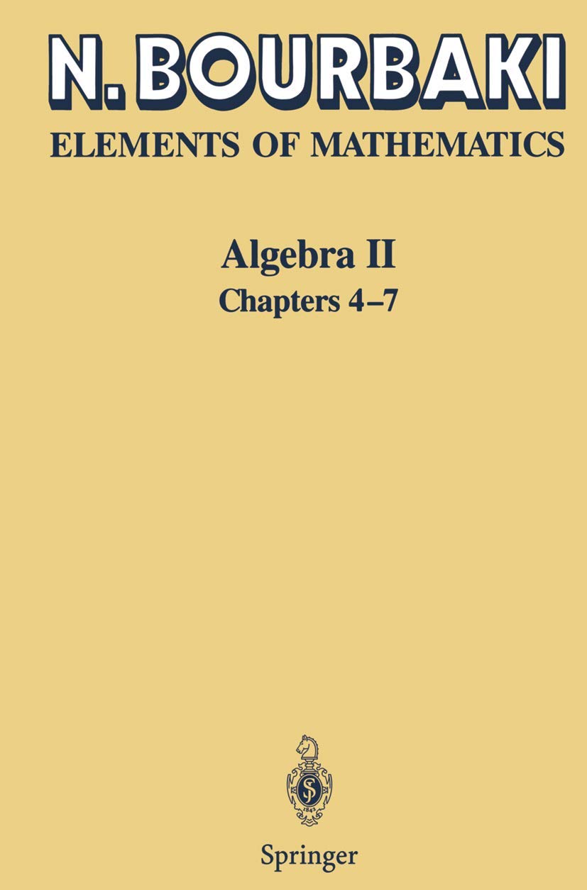 Algebra II: Chapters 4-7 (Elements of Mathematics) (Chapters 4-7 Pt. 2) Computer Science