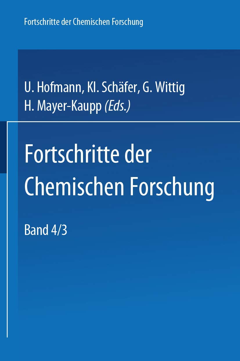 Topics in Current Chemistry 4/3 Natural Sciences Books