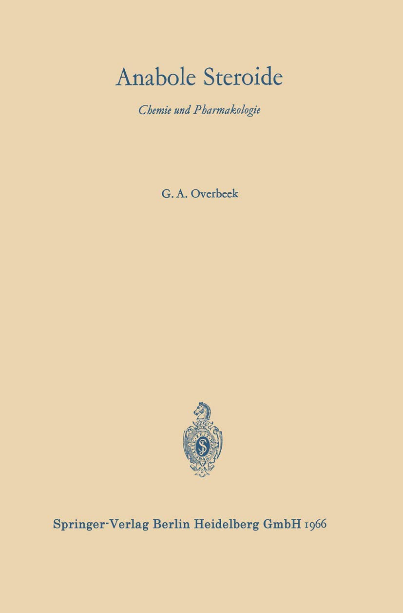Anabole Steroide: Chemie Und Pharmakologie (German Edition) Medicine