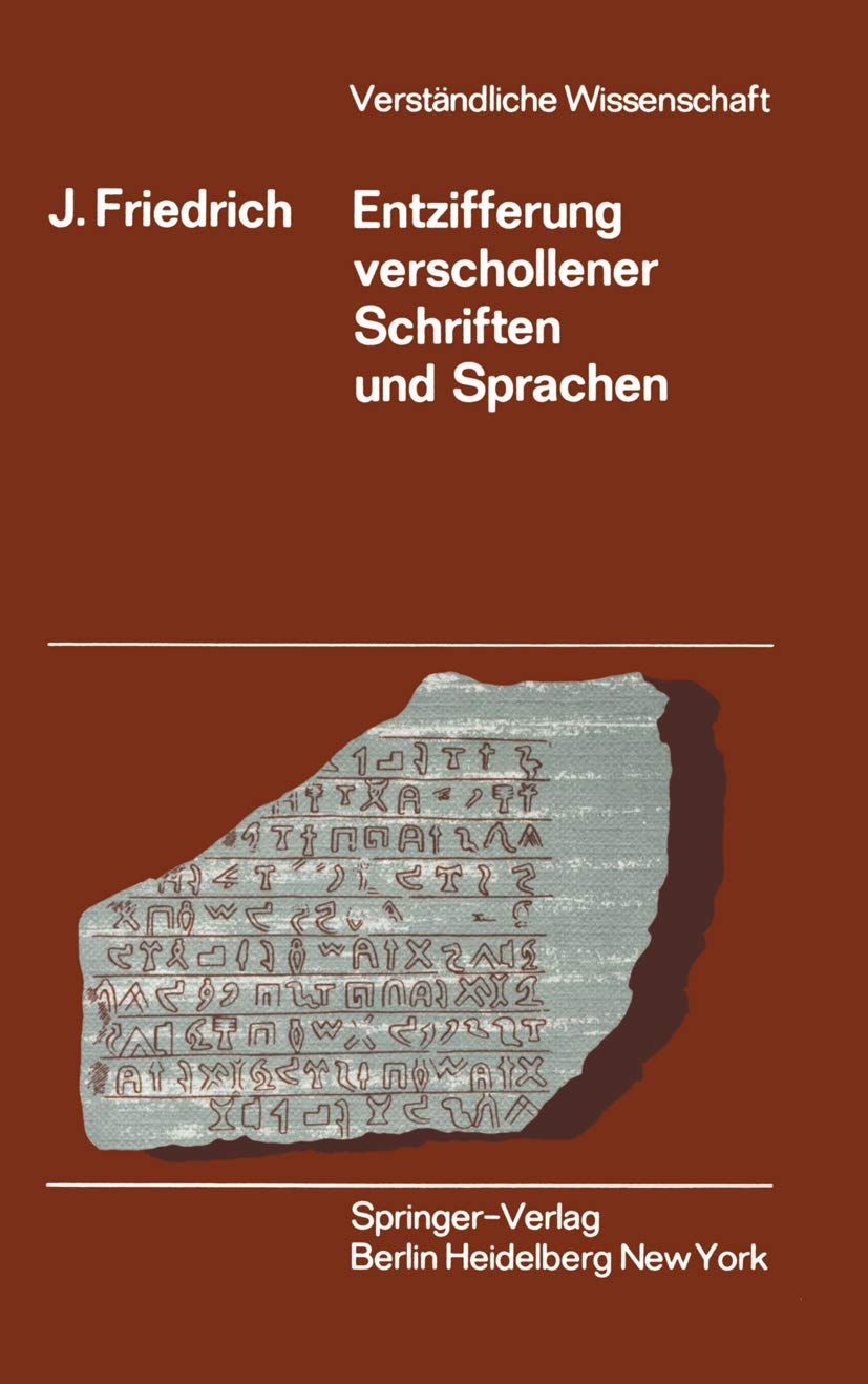 Entzifferung Verschollener Schriften und Sprachen Business & Technology