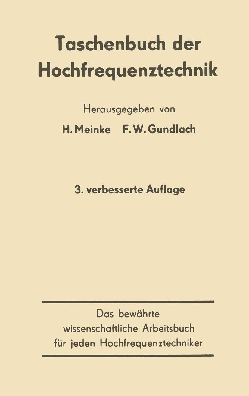 Taschenbuch der Hochfrequenztechnik Business & Technology