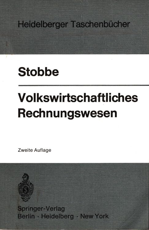 Volkswirtschaftliches Rechnungswesen.. (Heidelberger Taschenbücher, 14) Business & Technology