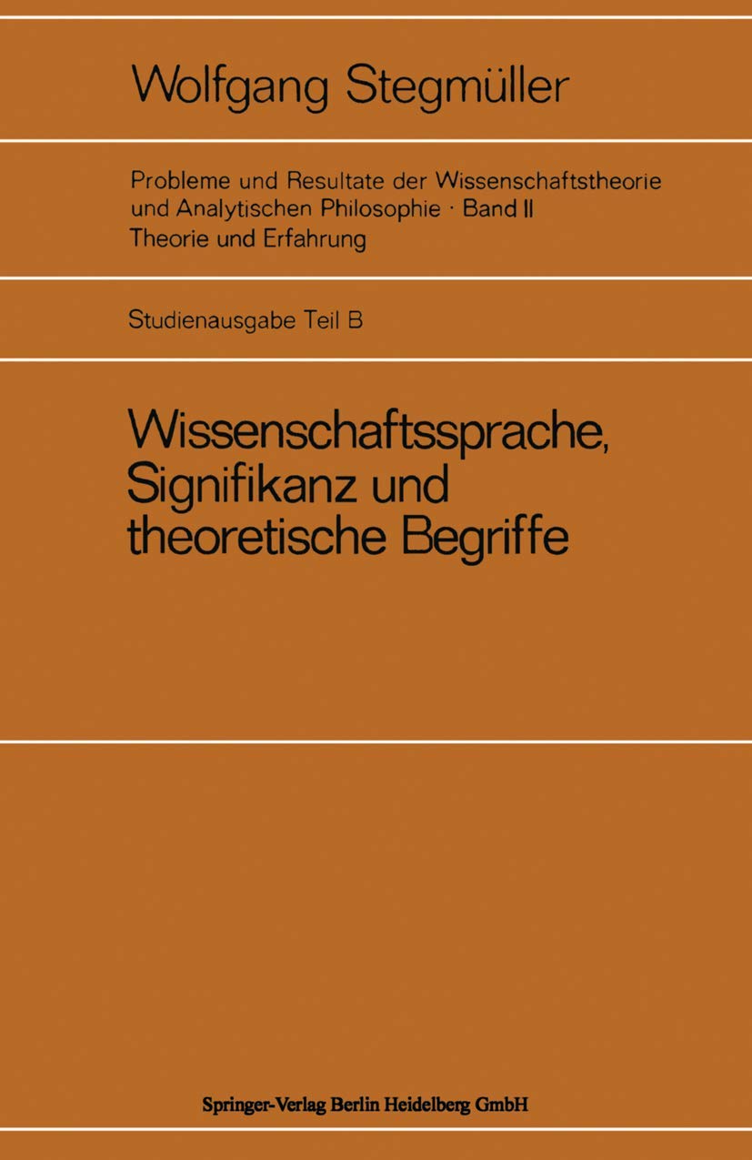 Wissenschaftssprache, Signifikanz und theoretische Begriffe Law