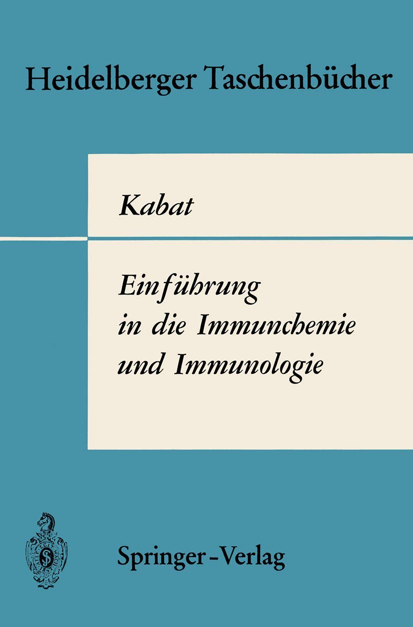 Einführung in die Immunchemie und Immunologie Medicine