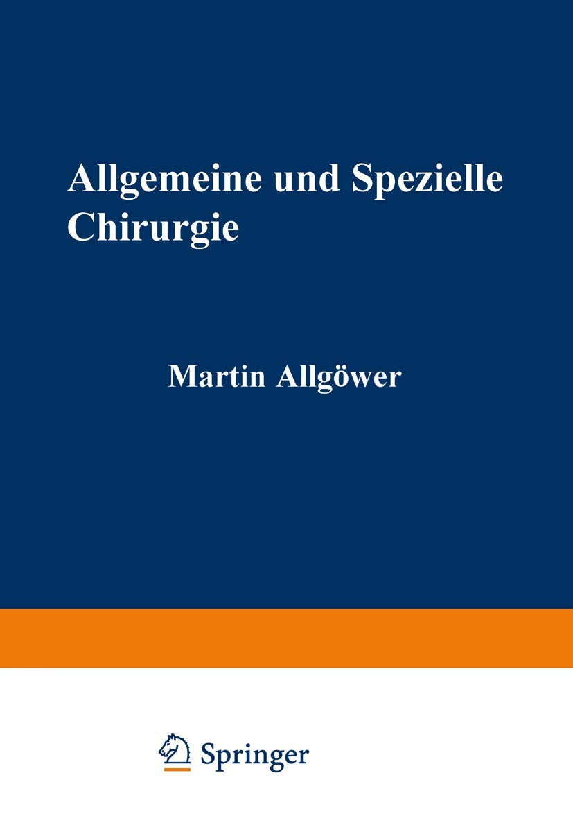 Allgemeine und spezielle Chirurgie Medicine
