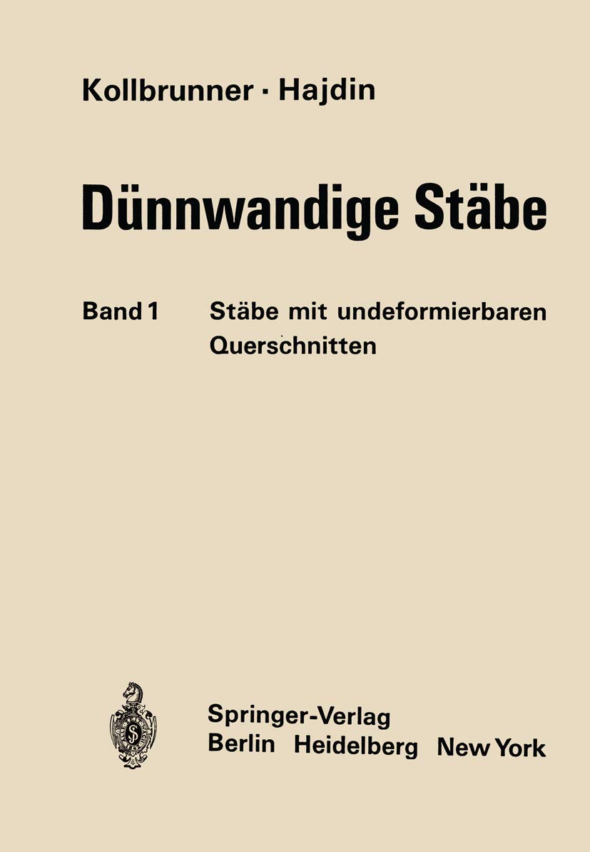 Stã¤be Mit Undeformierbaren Querschnitt book