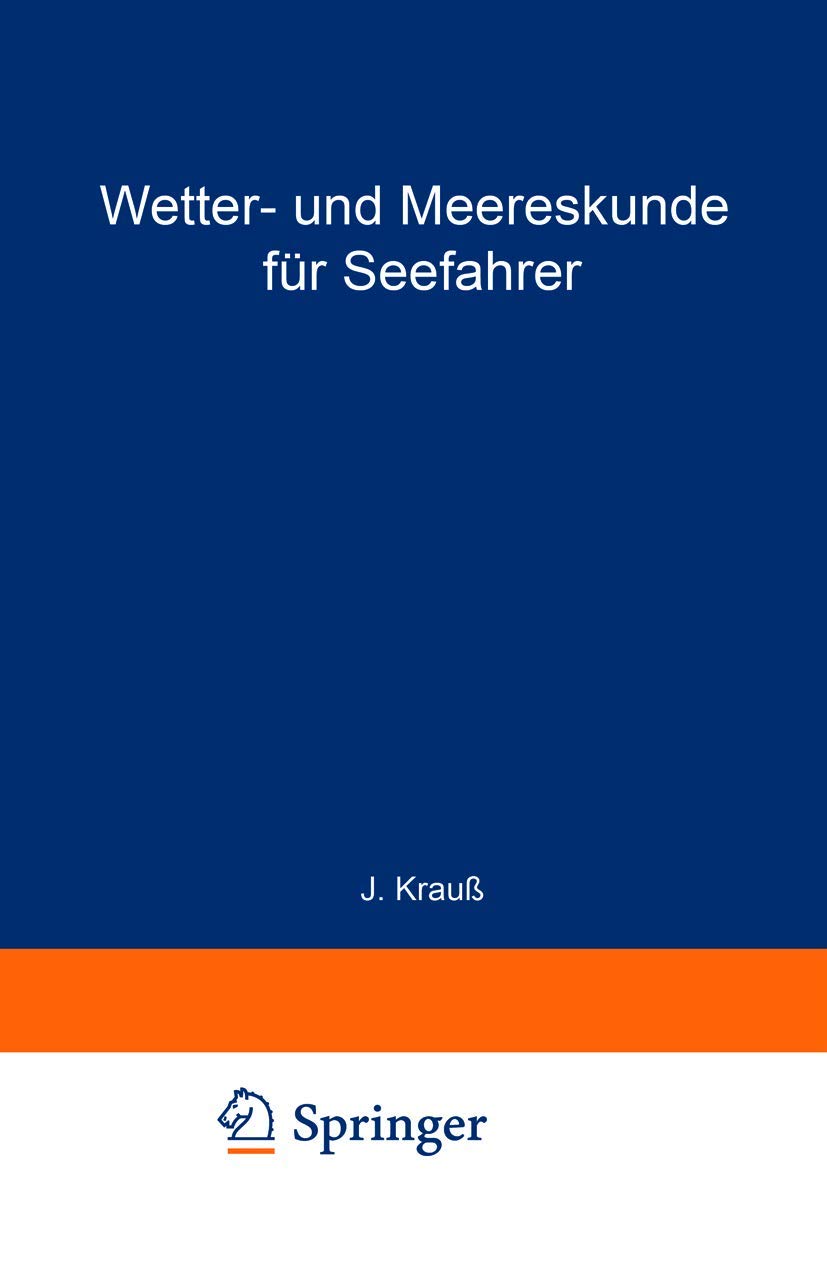 Wetter- und Meereskunde für Seefahrer Books