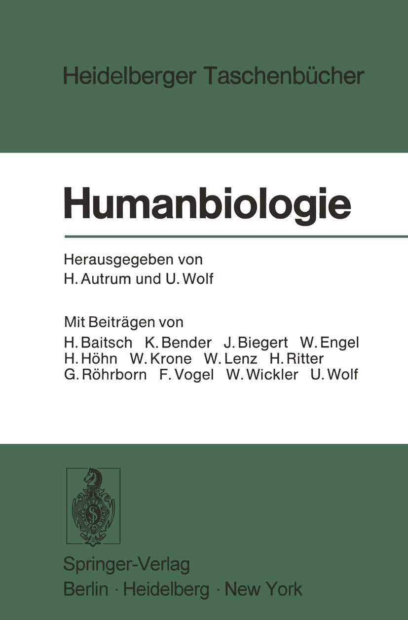 Humanbiologie: Ergebnisse und Aufgaben Medicine
