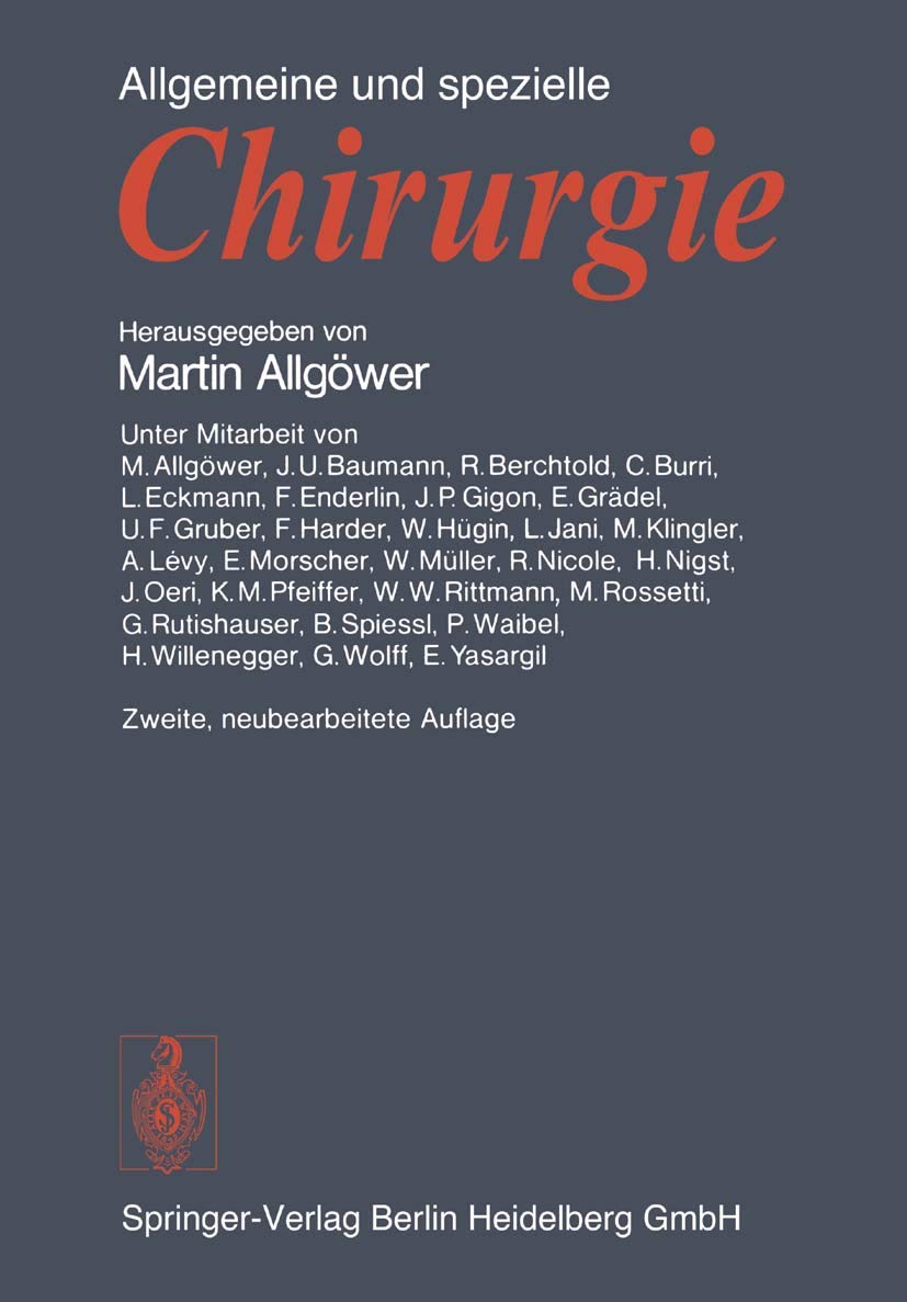Allgemeine und spezielle Chirurgie Medicine