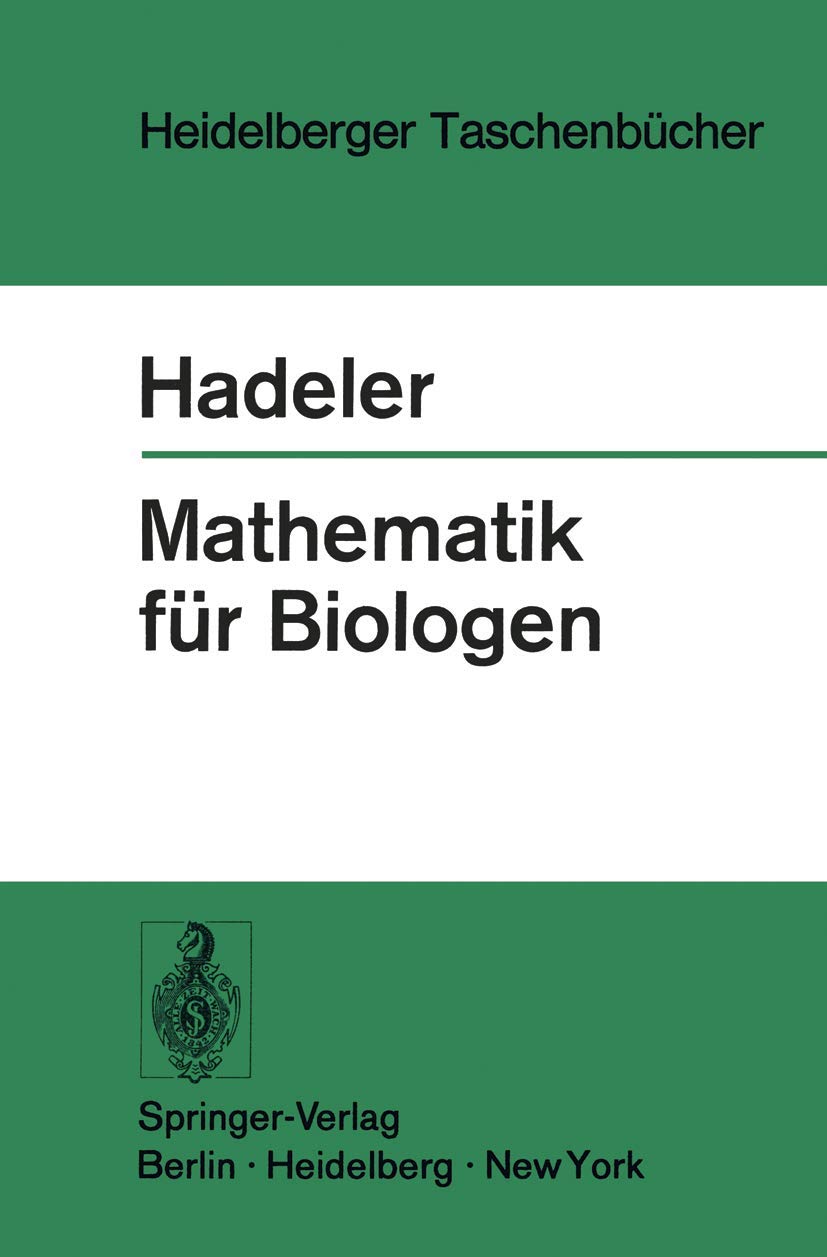 Mathematik für Biologen book