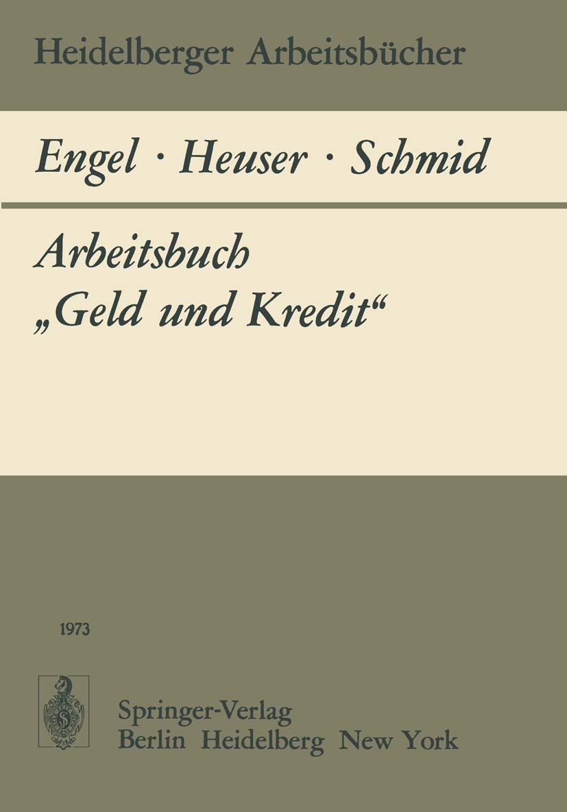 Arbeitsbuch "Geld und Kredit" Law