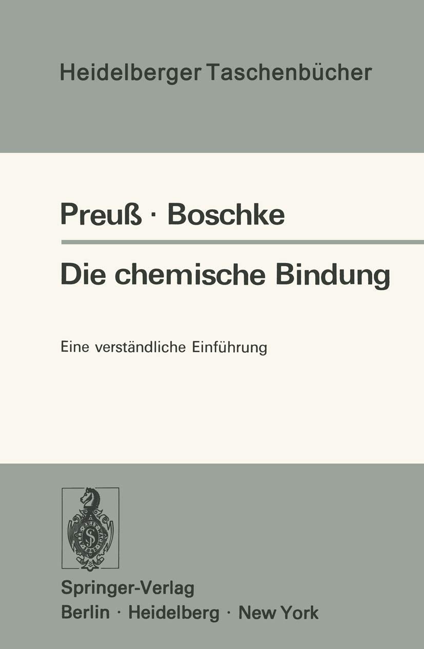Die chemische Bindung book