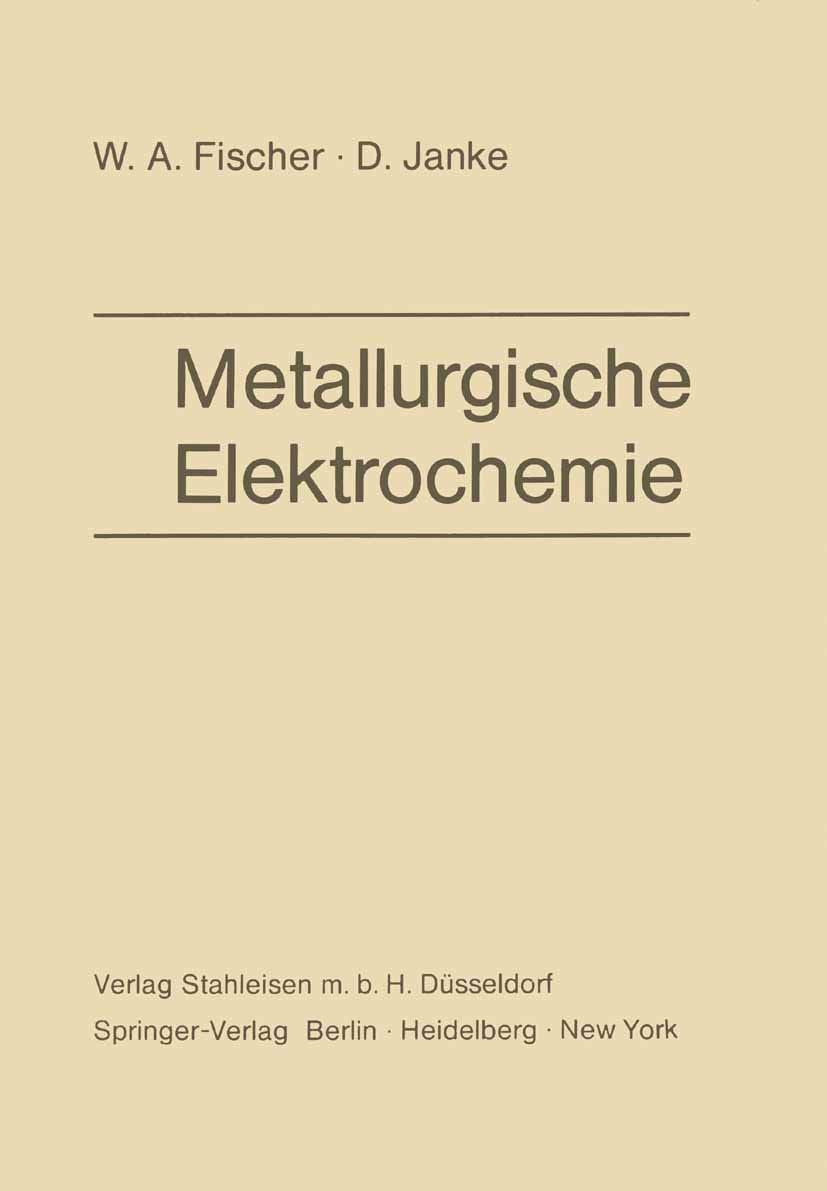 Metallurgische Elektrochemie Business & Technology