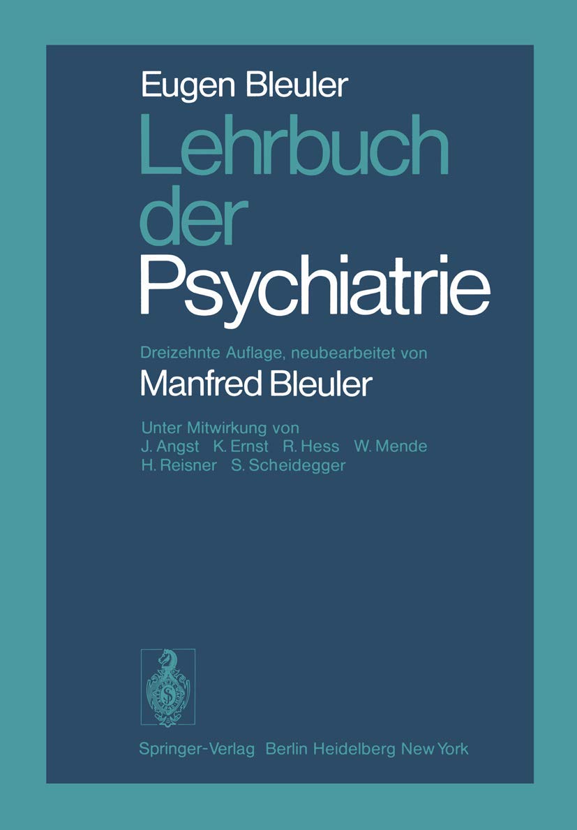 Lehrbuch der Psychiatrie Psychology