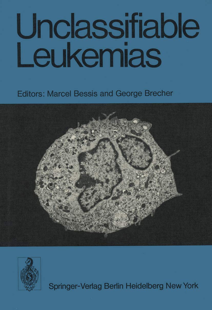 Unclassifiable Leukemias Medicine