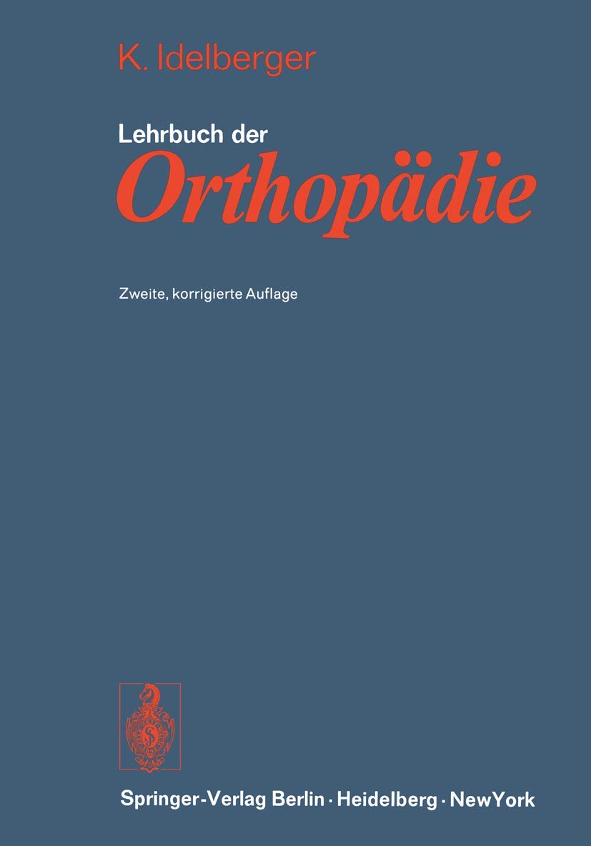 Lehrbuch der Orthopädie Medicine