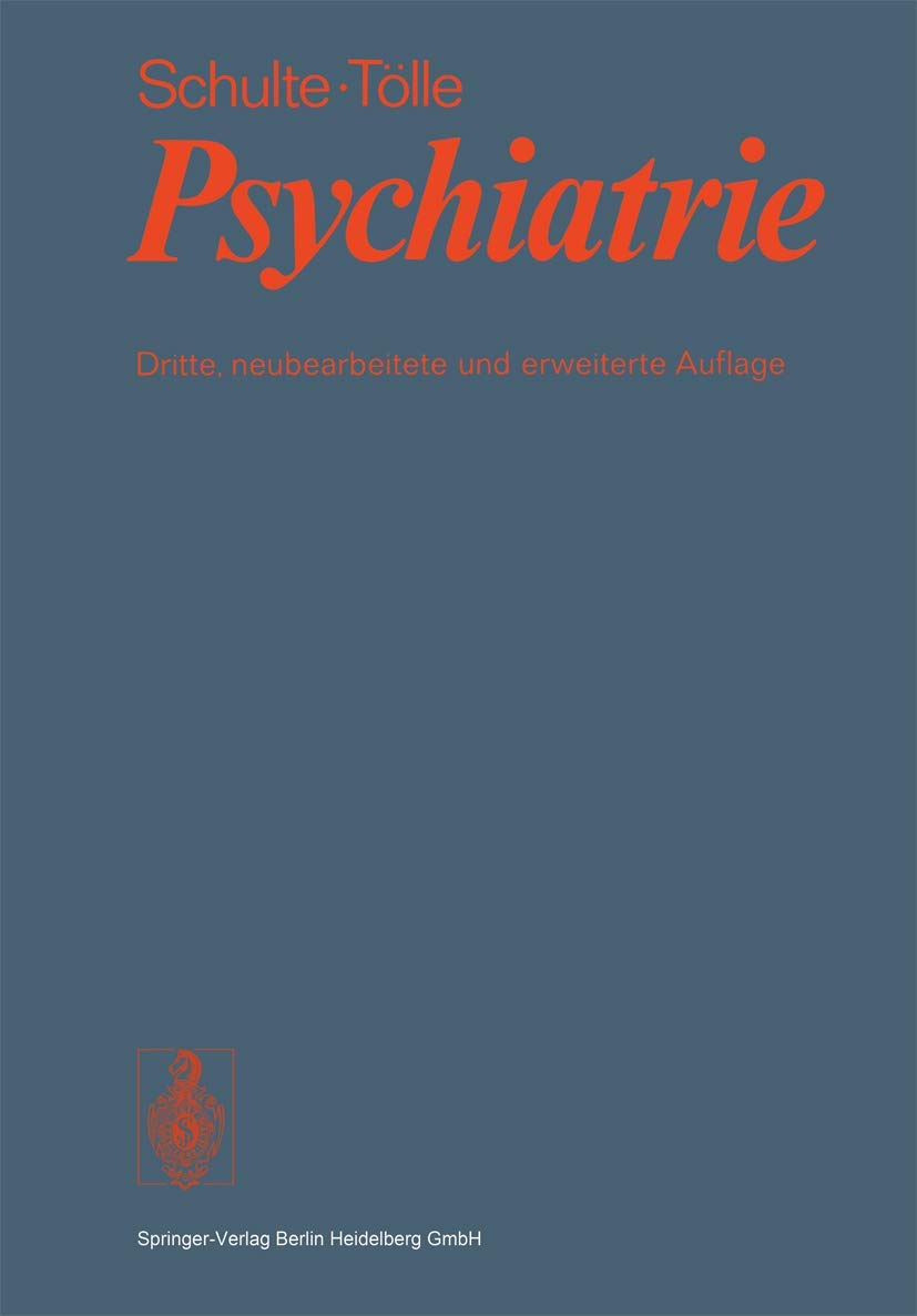 Psychiatrie Medicine Books