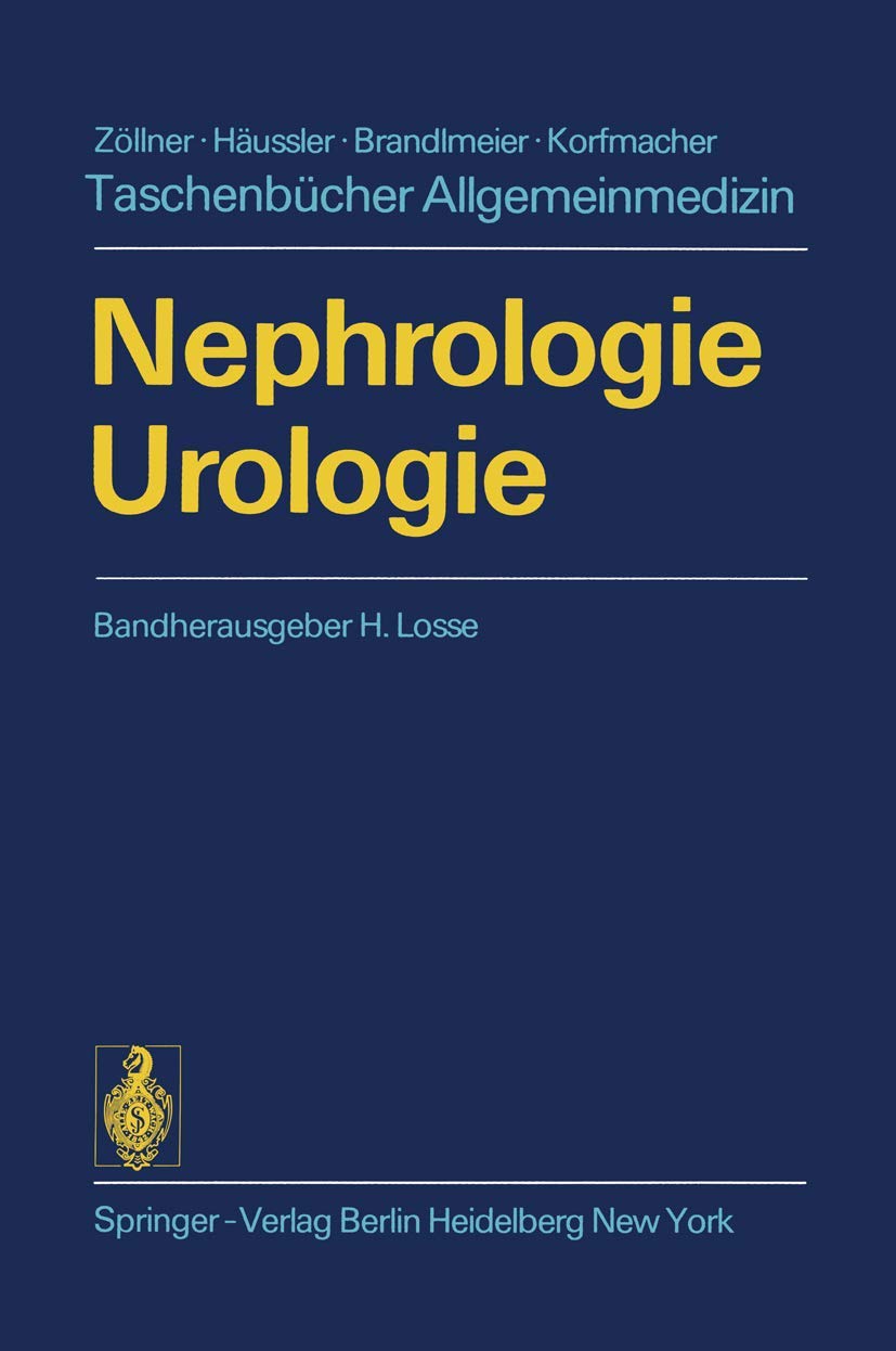 Nephrologie Urologie (Taschenbücher Allgemeinmedizin) Medicine