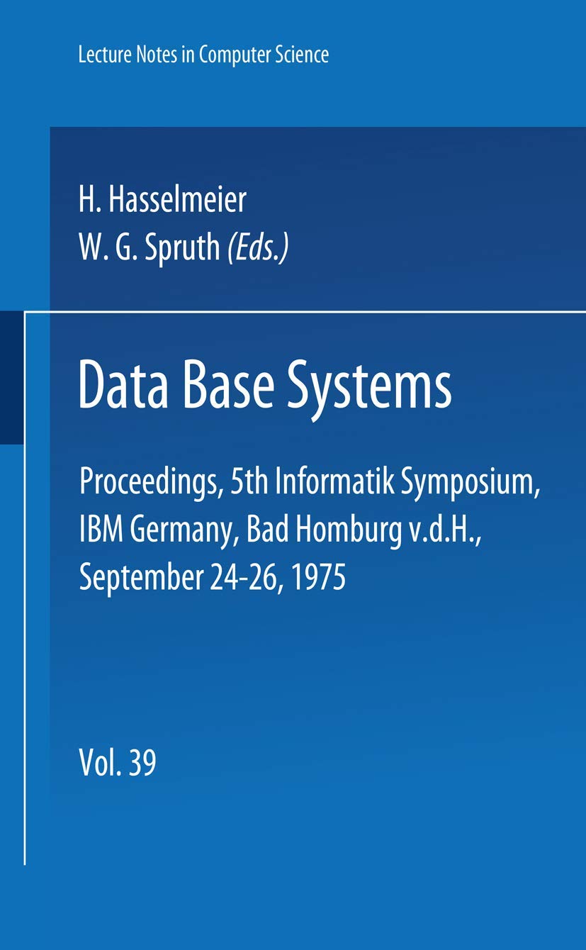 Data Base Systems Computer Science