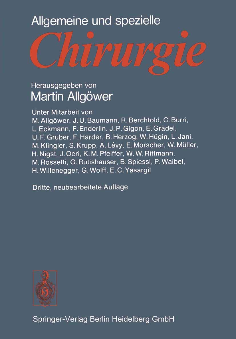 Allgemeine und spezielle Chirurgie Medicine