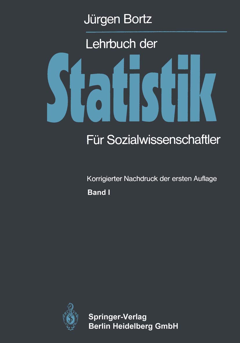 Lehrbuch Der Statistik: Fur Sozialwissenschaftler Medicine