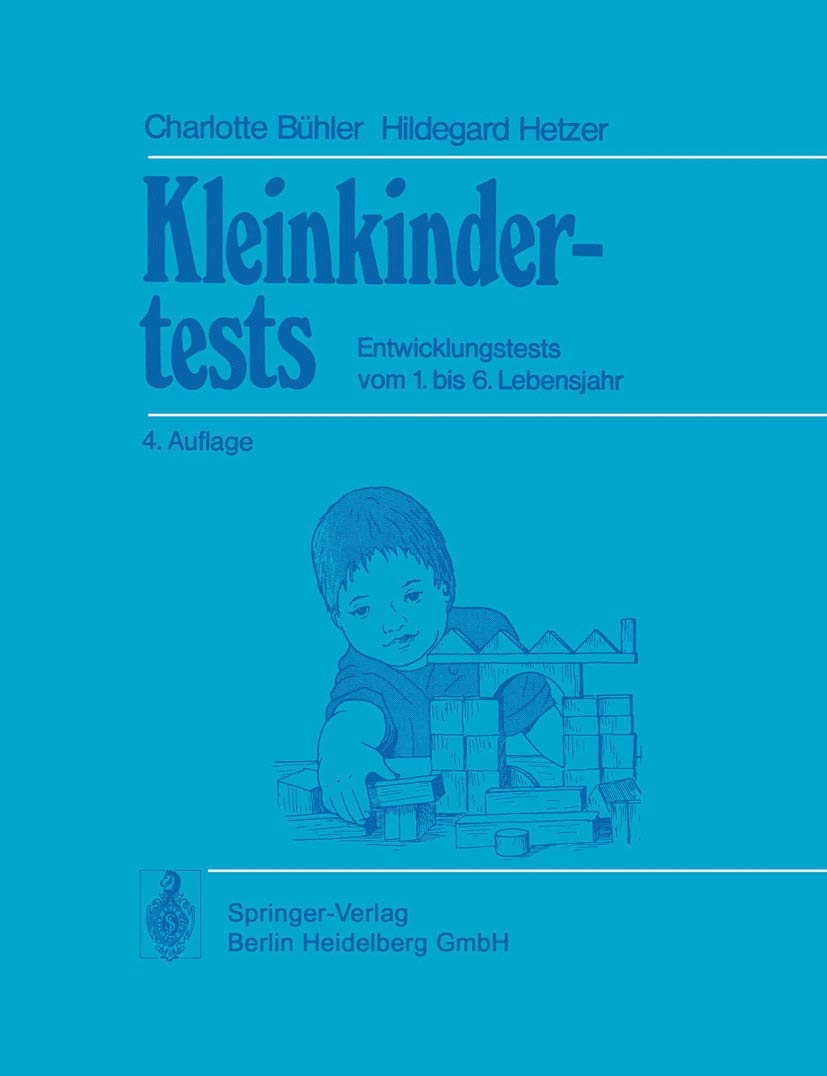 Kleinkindertests: Entwicklungstests Vom 1. Bis 6. Lebensjahr (German Edition) Medicine