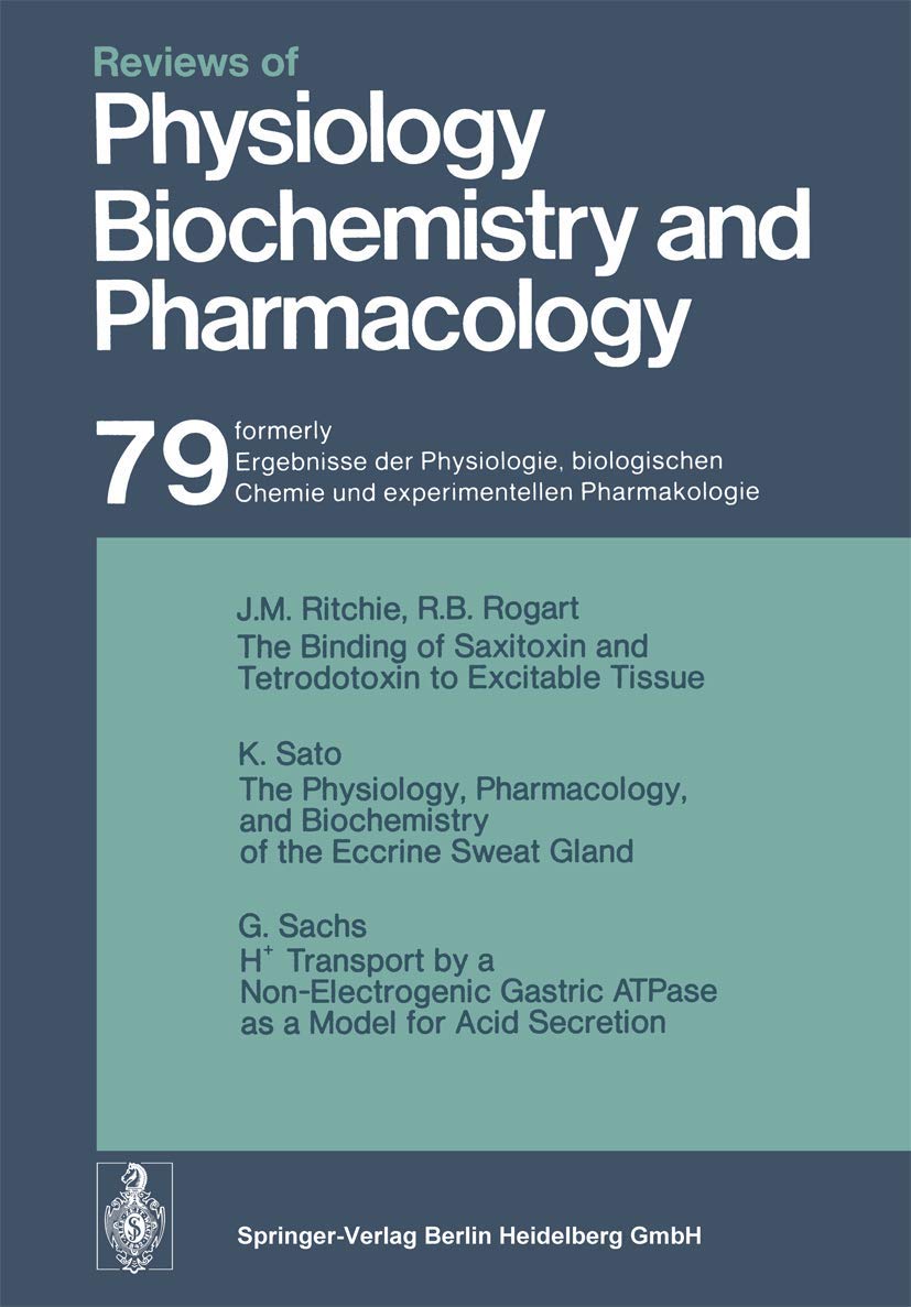 Reviews of Physiology, Biochemistry and Pharmacology Medicine