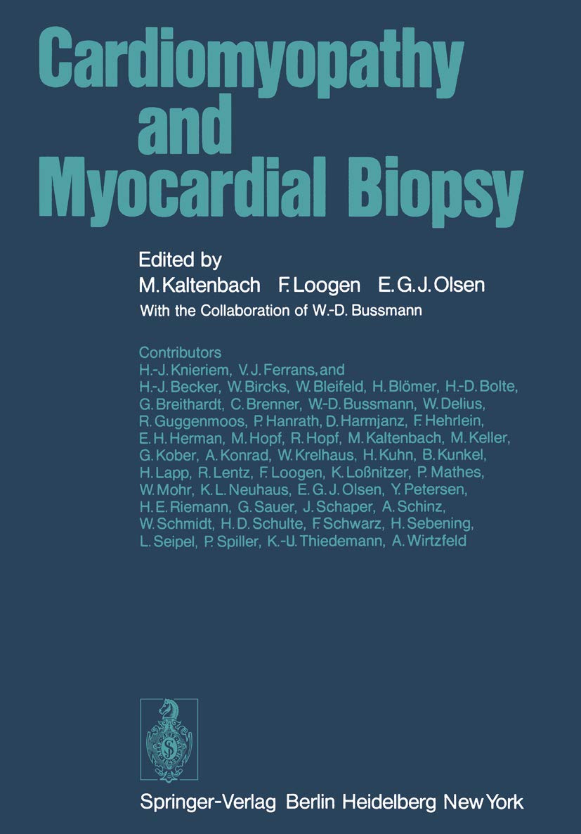 Cardiomyopathy and Myocardial Biopsy Medicine