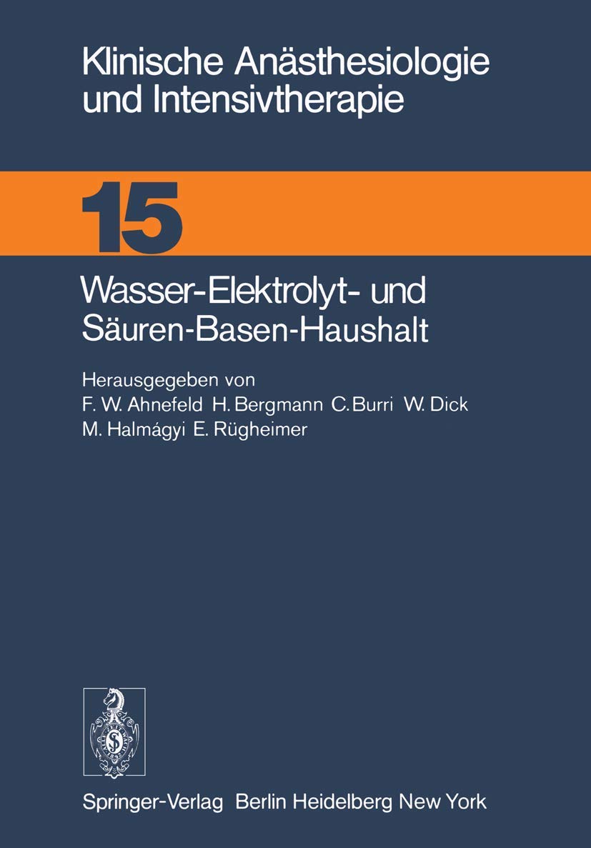 Wasser-Elektrolyt- und Säuren-Basen-Haushalt Medicine