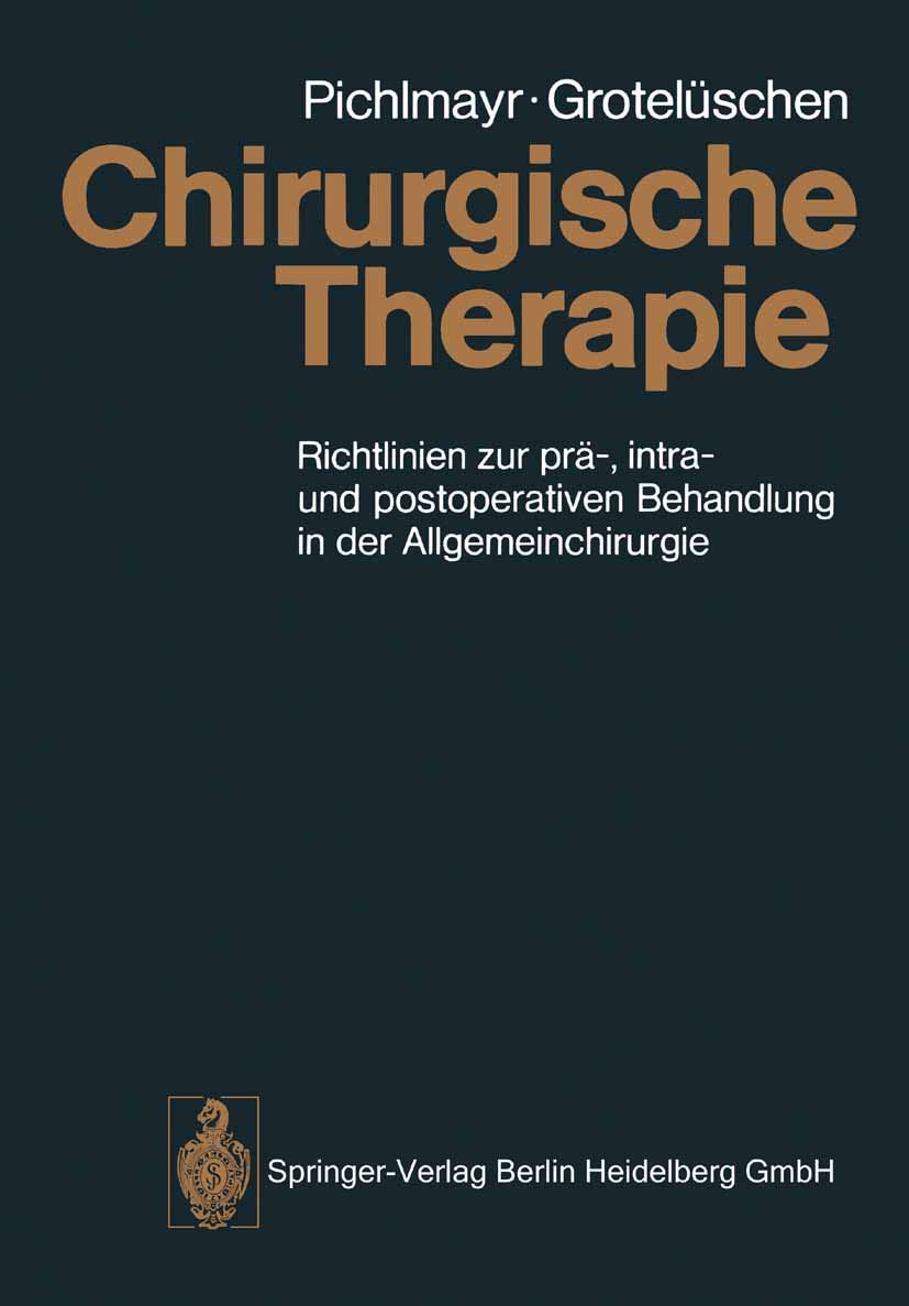 Chirurgische Therapie Medicine