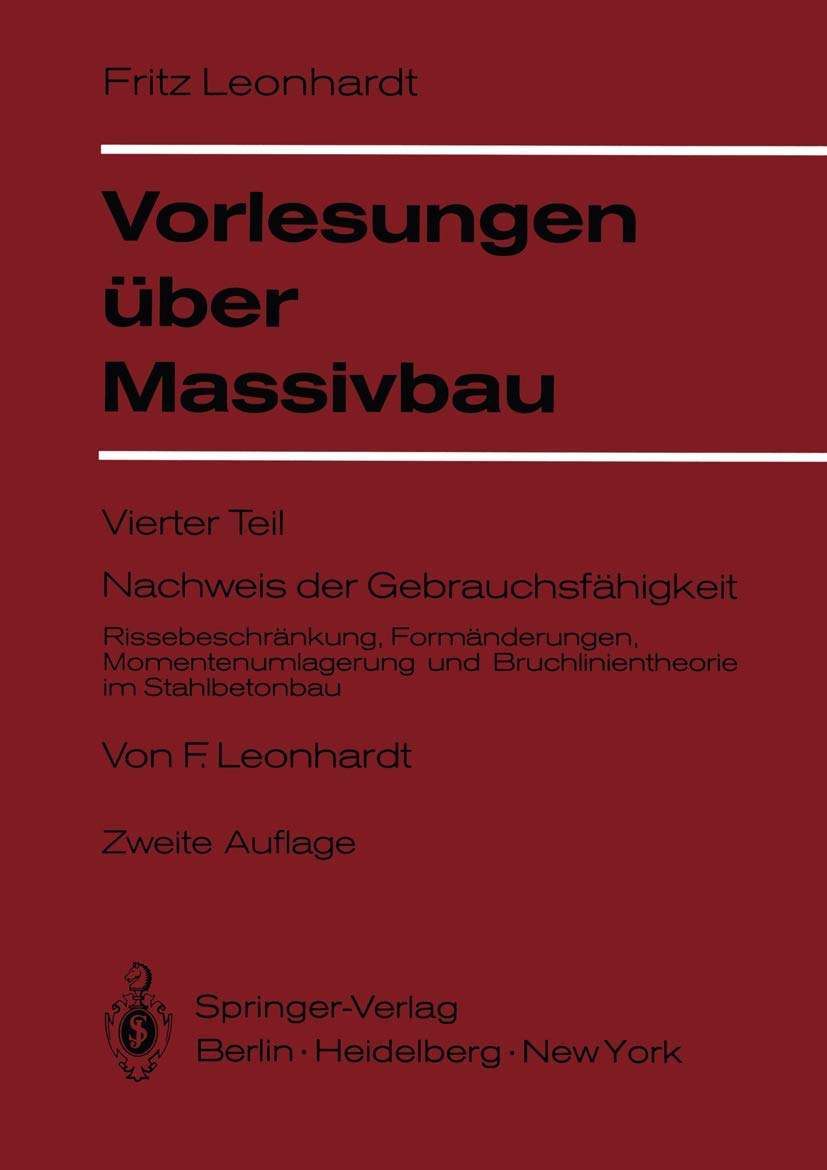 Vorlesungen über Massivbau Business & Technology Books