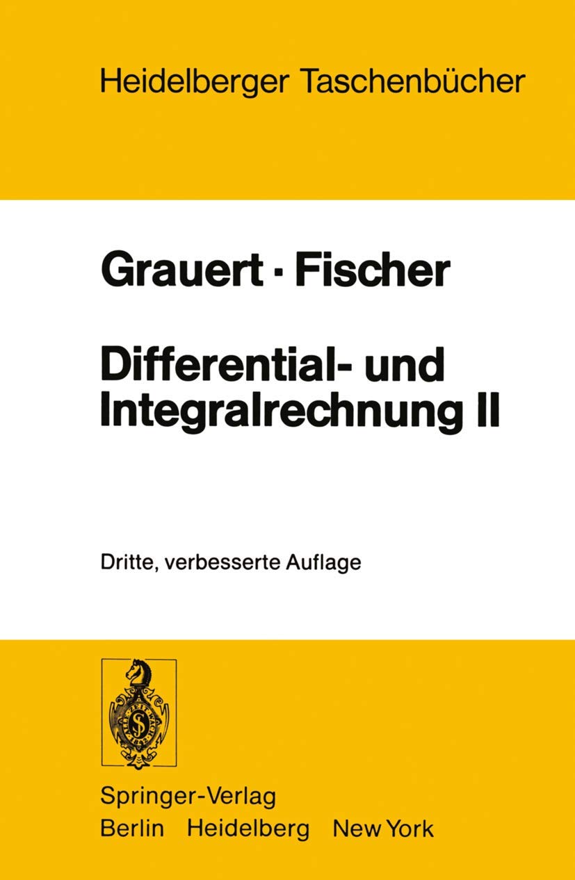Differential- und Integralrechnung II Mathematics