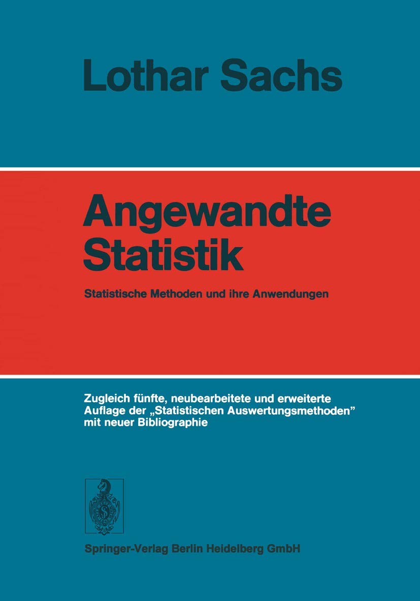 Angewandte Statistik: Statistische Methoden und ihre Anwendungen Books