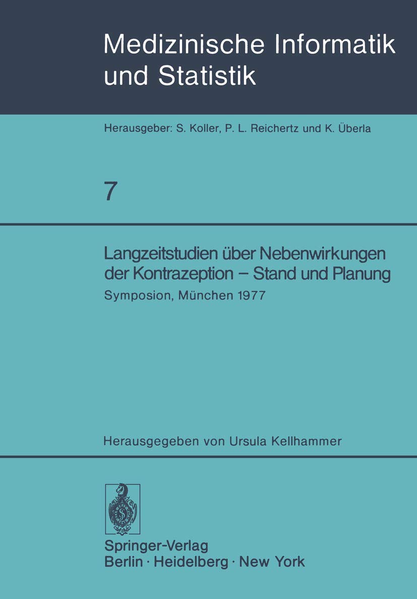 Langzeitstudien über Nebenwirkungen der Kontrazeption - Stand und Planung book