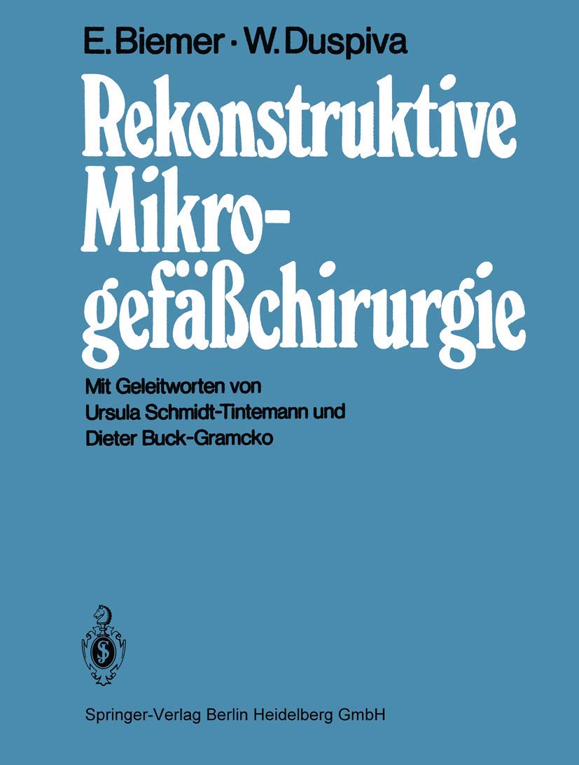 Rekonstruktive Mikrogefã¤ãychirurgie book