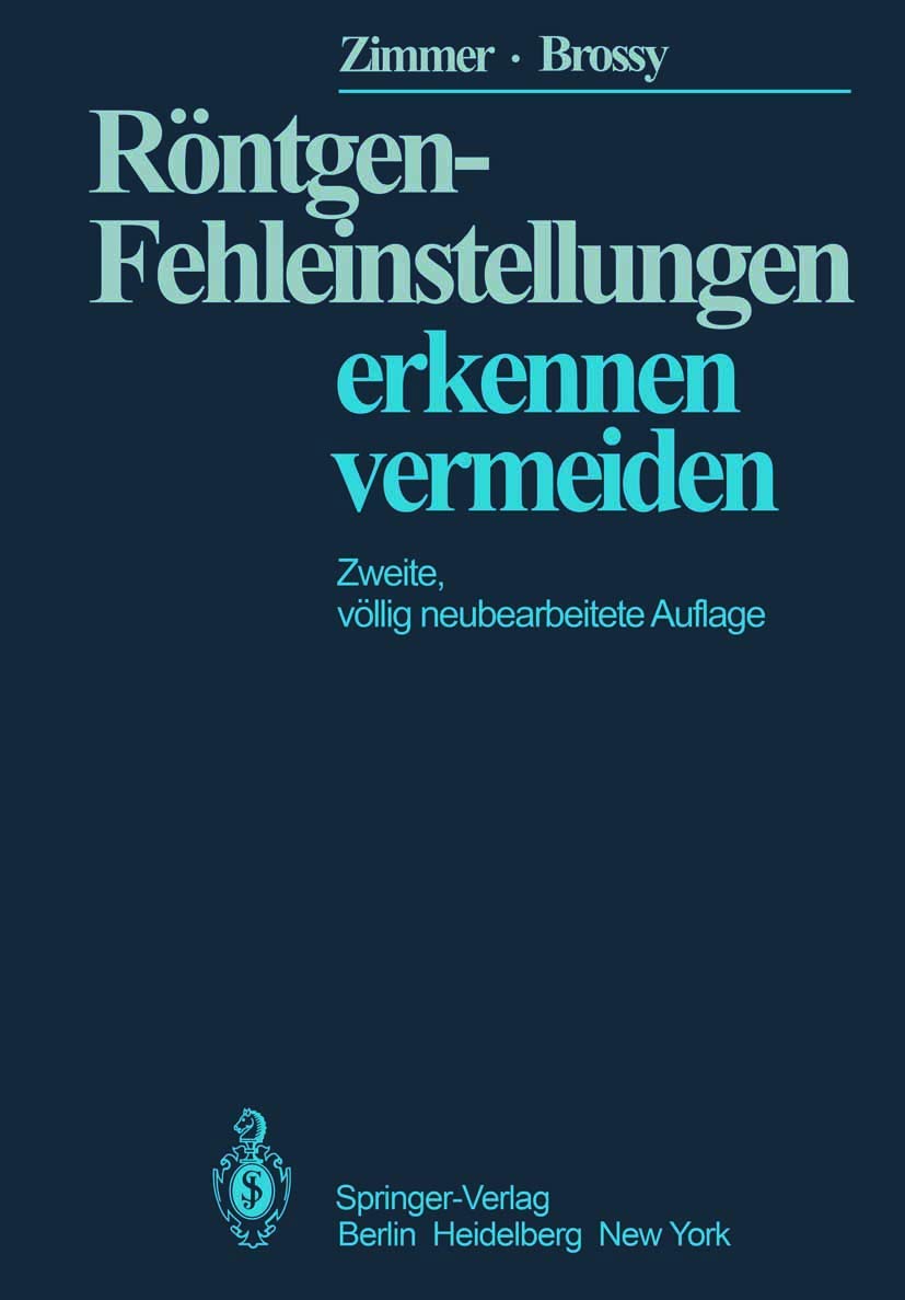 Röntgen-Fehleinstellungen book