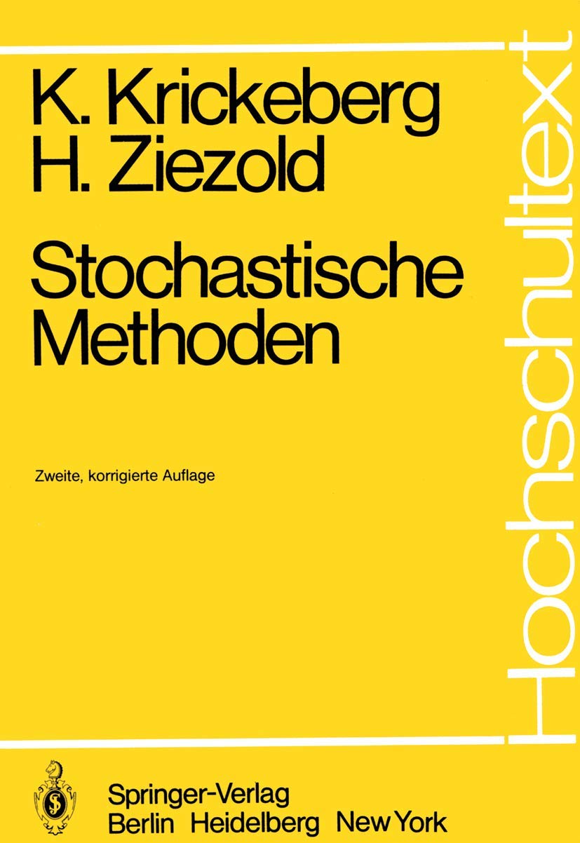 Stochastische Methoden (Hochschultexte / Universitexts) Mathematics