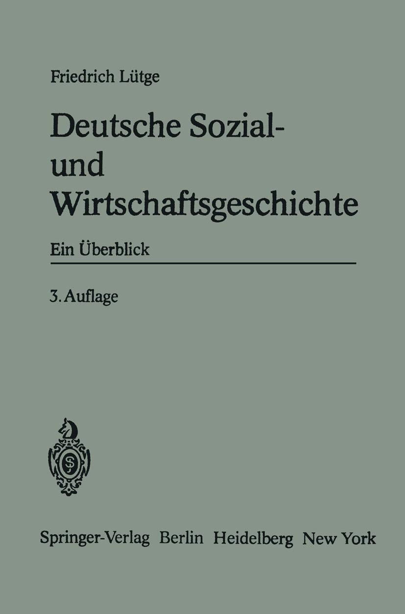 Deutsche Sozial- Und Wirtschaftsgeschichte: Ein Uberblick book