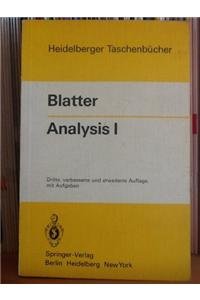 Analysis I (Heidelberger Taschenbücher) Mathematics