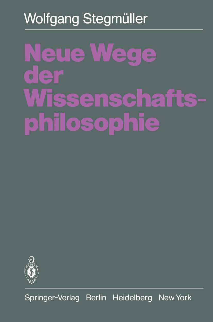 Neue Wege der Wissenschaftsphilosophie Law